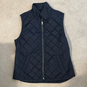 Old Navy Women's Dark Blue Quilted Vest